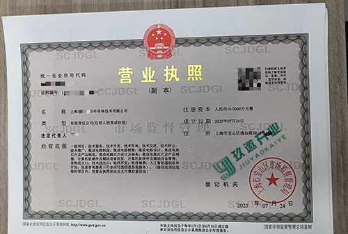 寶山區(qū)半導(dǎo)體技術(shù)公司注冊(cè)所需資料清單